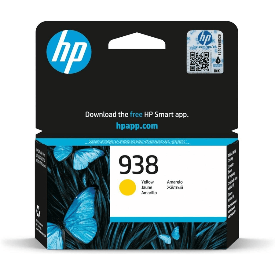 HP 938 Yellow Original Ink Cartridge