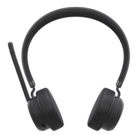 Lenovo Wireless Bluetooth On-Ear Headset 60H Battery Noise-Cancelling Microphone Black - Image 2