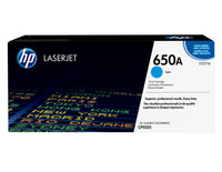 HP 650A Cyan Toner Cartridge - Image 5