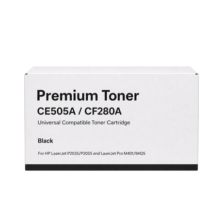 Black Toner for HP CE505A/CF280A