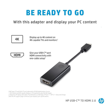 HP USB-C to HDMI 2.0 Adapter