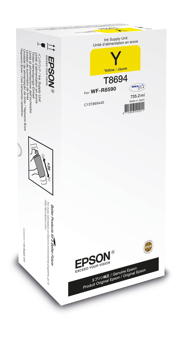 Epson Ink Bags Yellow XXL T869440 WF-R8590