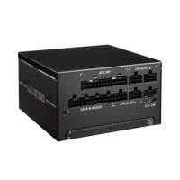 Cooler Master Elite Gold 1200W ATX 3.1 Fully Modular PSU 80 Plus Gold 135mm Fan Black - Image 2