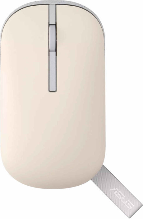 ASUS Mouse, Marshmallow Mouse MD100, Oak Milk, 800 to 1600 DPI