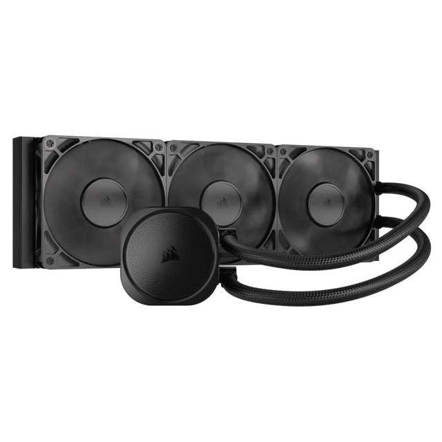 Corsair Nautilus 360 RS 360mm AIO Liquid CPU Cooler Triple 120mm Fans Black