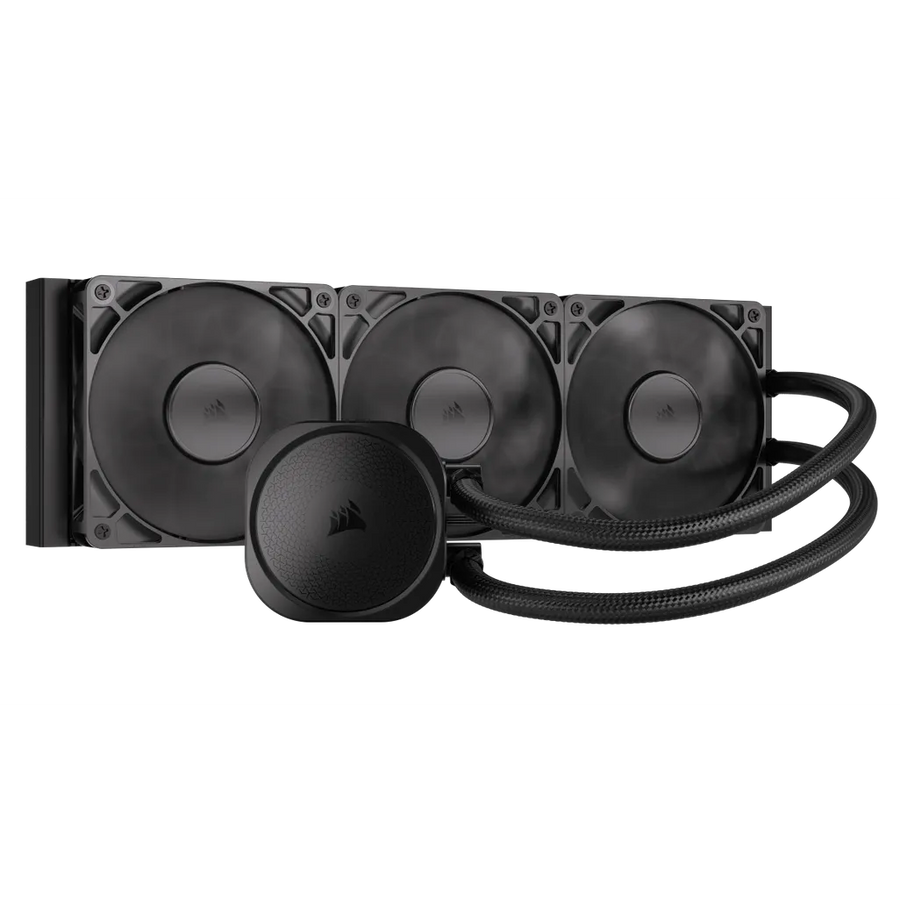 Corsair Nautilus 360 RS 360mm AIO Liquid CPU Cooler Triple 120mm Fans Black