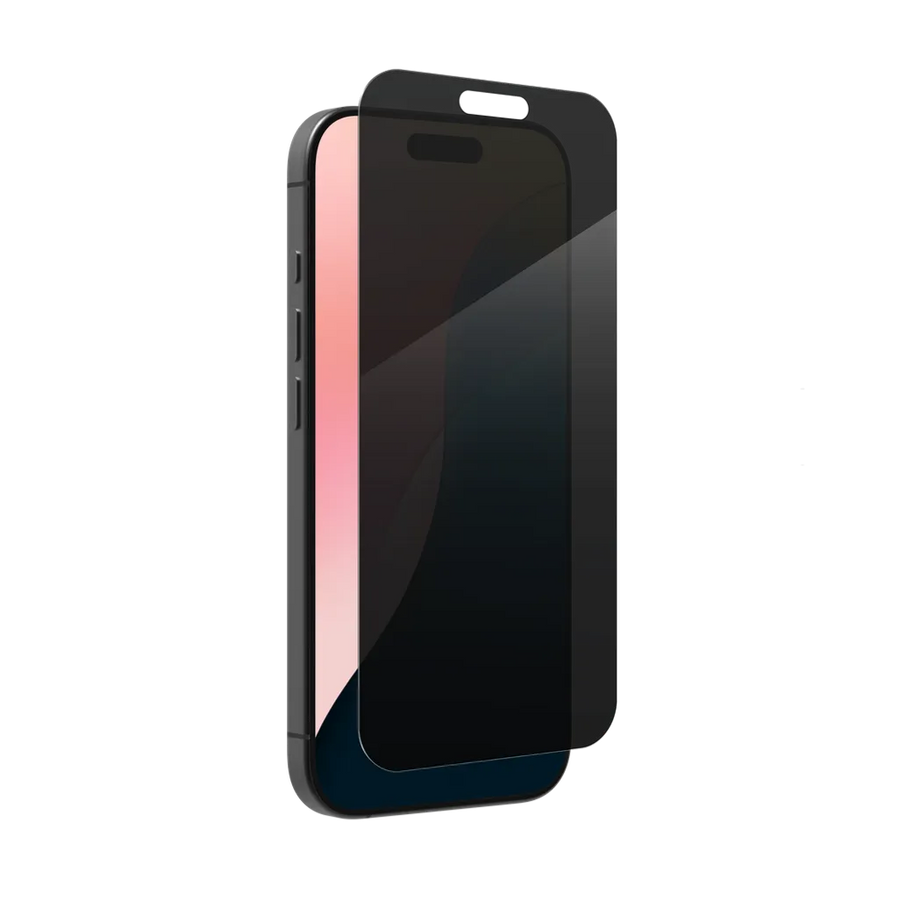 ZAGG InvisibleShield Glass Elite Privacy Screen Protector for iPhone 16 Pro