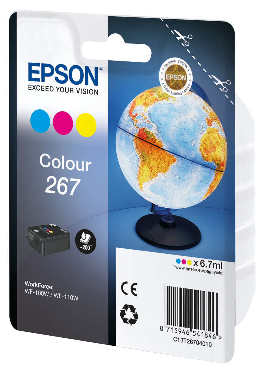 Epson Ink Cartridges Colour T2670 WF-100