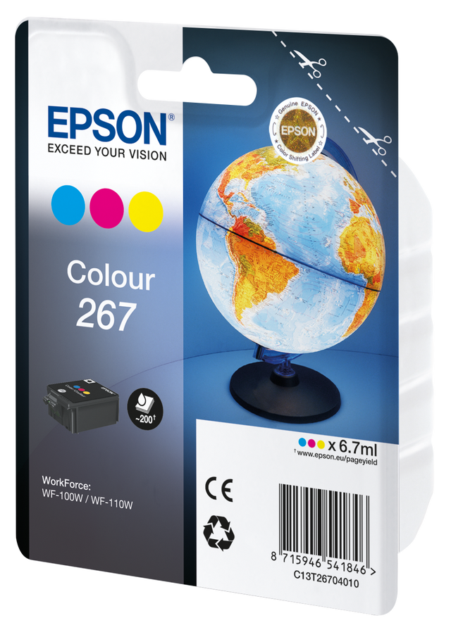 Epson Ink Cartridges Colour T2670 WF-100