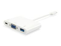 Equip Cable, USB Type C to VGA Female/US