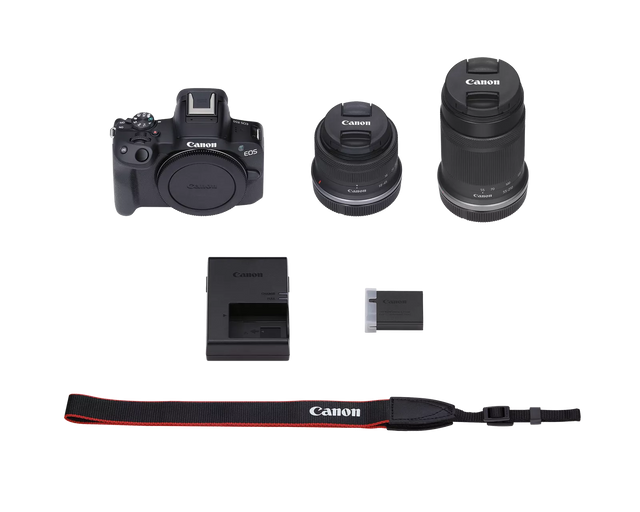 CANON EOS R50 BK RFS18-45+ RF-S 55-210MM