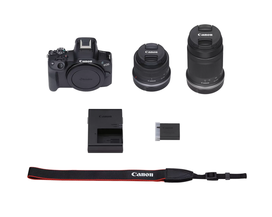 CANON EOS R50 BK RFS18-45+ RF-S 55-210MM
