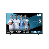 Hisense 58A6N 58-inch 4K UHD LED VIDAA Smart TV Dolby Vision AI Upscaler Game Mode Plus Voice Control