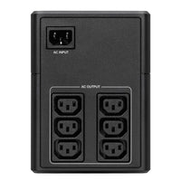 Eaton 5E Line Interactive (Essential) UPS Tower, 1200VA/ 1.2KVA 660W Input: C14 Output: C13 Outlets: 6 Mounting bracket: N/A Rack type N/A Network card: No Communication: USB Battery included: Yes Extended EBM option No Battery type: lead acid Warran