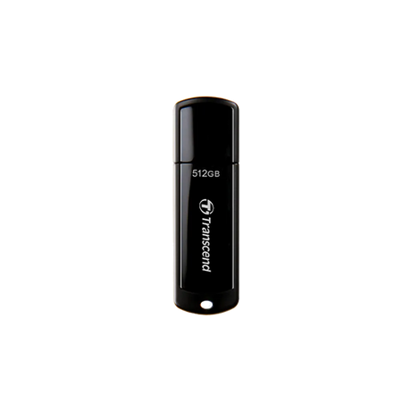 Transcend JetFlash 700 512GB USB Type-A Flash Drive Black