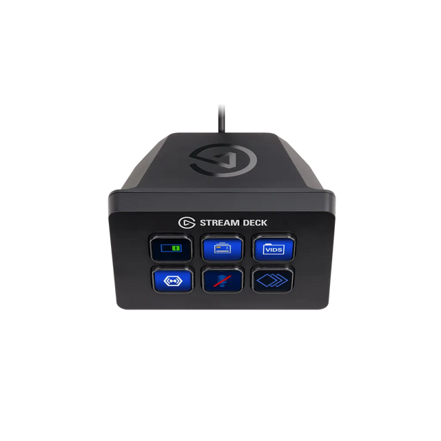 Elgato Stream Deck Mini 6-Key USB Customizable Streaming Controller (Black)