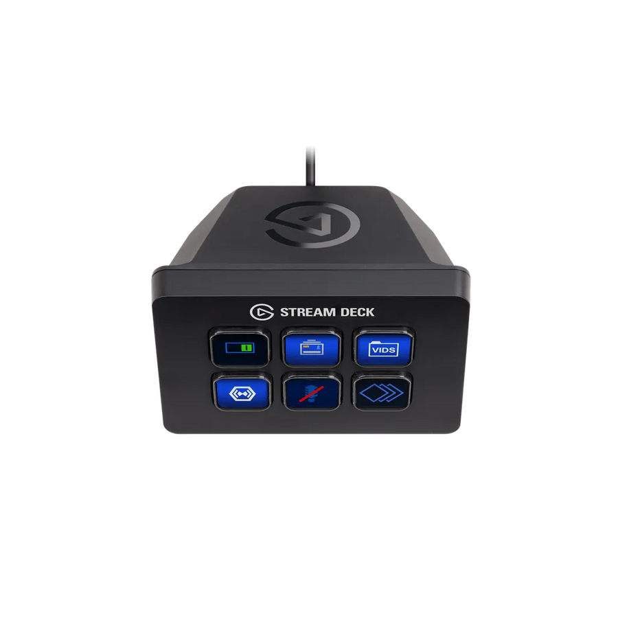 Elgato Stream Deck Mini 6-Key USB Customizable Streaming Controller (Black)