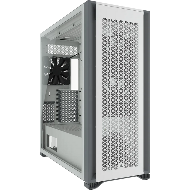 Corsair 7000D AIRFLOW Full Tower ATX PC Case with Tempered Glass (White)