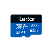 LEXAR BLU PLUS 64GB MICROSDXC C10 V10 A1