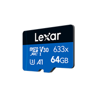 LEXAR BLU PLUS 64GB MICROSDXC C10 V10 A1