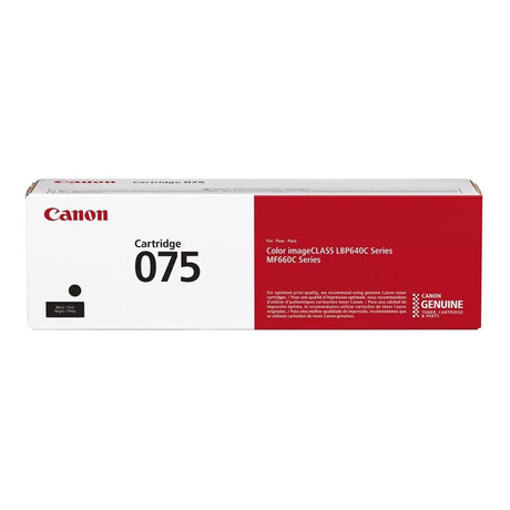 Canon 075 Black Toner