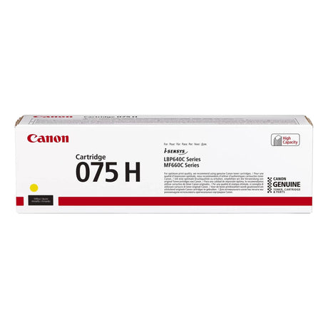 Canon 075 H Yellow Toner