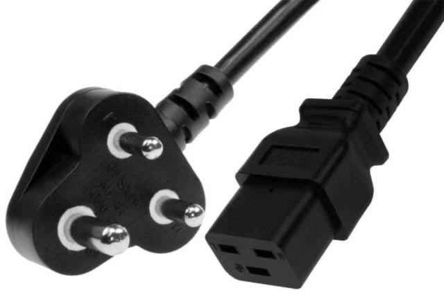 RCT INPUT POWER CORD 3pin SA Plug to IEC C19 16AMP 250V -1.8m