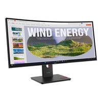 Lenovo ThinkVision T34WD-40 34-inch WQHD 21:9 120Hz Curved USB-C Docking Monitor VA Panel - Image 3