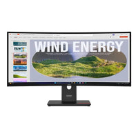 Lenovo ThinkVision T34WD-40 34-inch WQHD 21:9 120Hz Curved USB-C Docking Monitor VA Panel