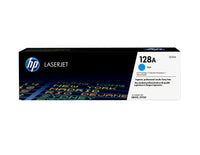 HP 128A Cyan Original LaserJet Toner Cartridge 1 300 pgs