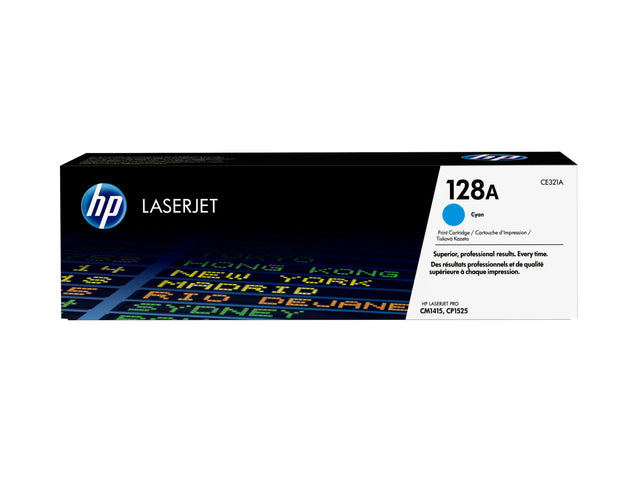 HP Color LaserJet CP1525/CM1415 Cyan Print Toner Cartridge