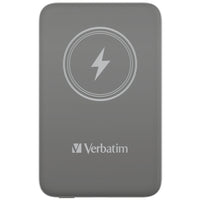 Verbatim Charge 'n' Go Magnetic Wireless Power Bank 10000 Grey