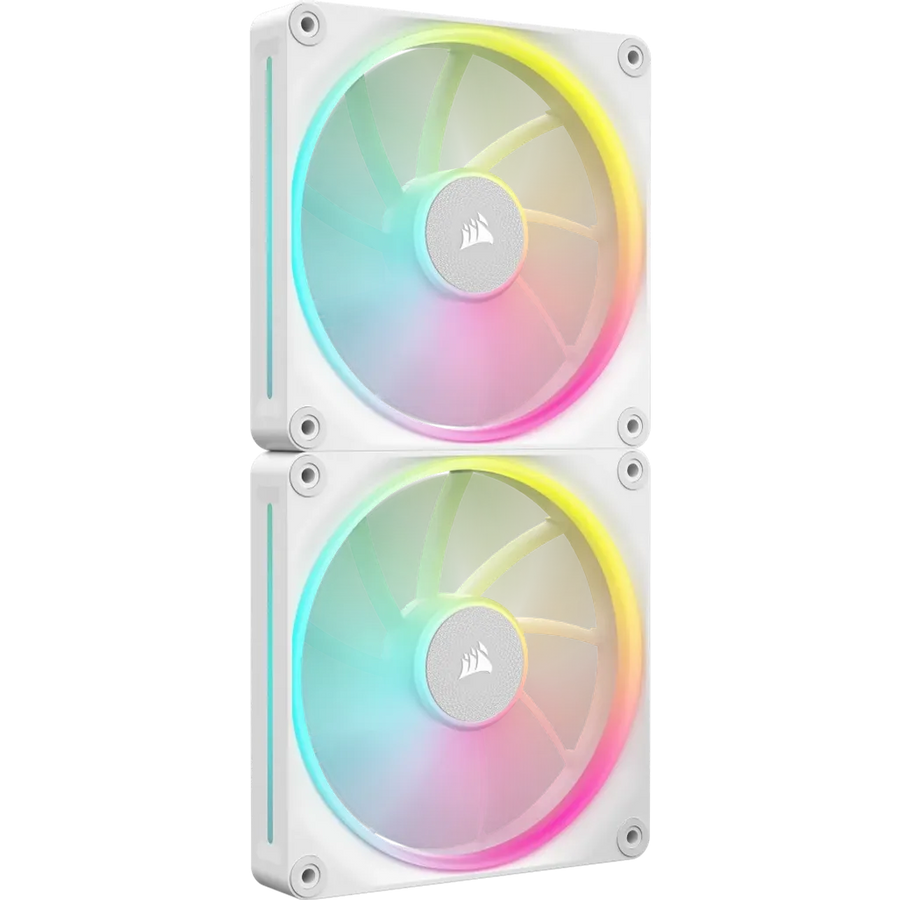 Corsair iCUE LINK LX140 RGB 140mm PWM Case Fan White Dual Pack