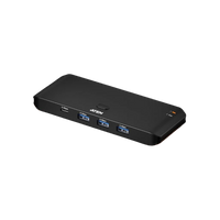 Aten 2x4 USB 3.2 Gen 1 Sharing Switch 2 Computers Share 4 Peripherals 5Gbps Remote Port Selector Hot-Pluggable