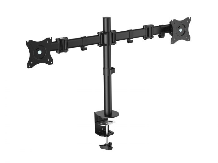 EQUIP BRACK, DESK 13″-27″DUAL MONITOR