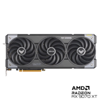 ASUS TUF Gaming Radeon RX 9070 XT OC Edition 16GB GDDR6 256-bit PCIe 5.0 Triple-Fan Graphics Card