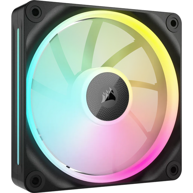 Corsair iCUE LINK LX140 RGB 140mm Magnetic Levitation Fan 350-2000 RPM (Black)