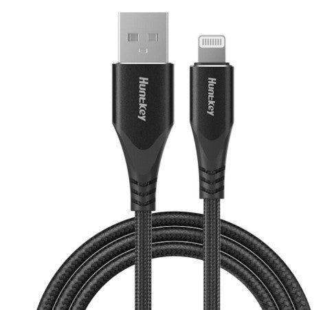 HUNTKEY CAB USB TO LIGHTNING BLACK