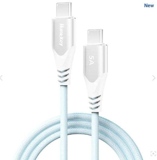 HUNTKEY CAB USB-C TO USB-C 5A/100W BLUE
