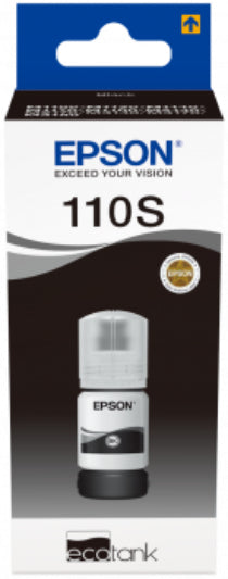 Epson 110S Ink Bottles Black L 40ml EcoTank M3170 / M3140 / M2170 / M2141 / M1180 / M1170