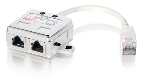 Equip Joiner, 2X RJ45 to 2 via 1 RJ45
