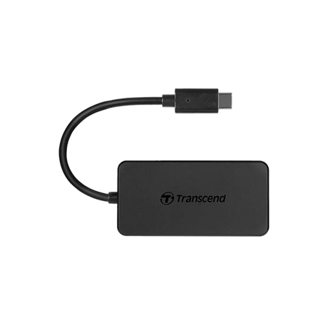 Transcend HUB2C 4-port USB 3.1 Gen 1 Type-C Hub Black