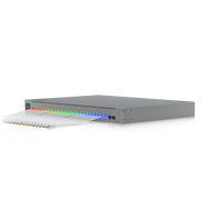 Ubiquiti UACC-Cable-Patch-EL-5M-W Nano-thin patch cable with 2.5 GbE support designed to show Etherlighting - Image 2