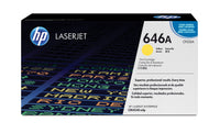 HP 646A Yellow Original LaserJet Toner Cartridge 12 500 pgs