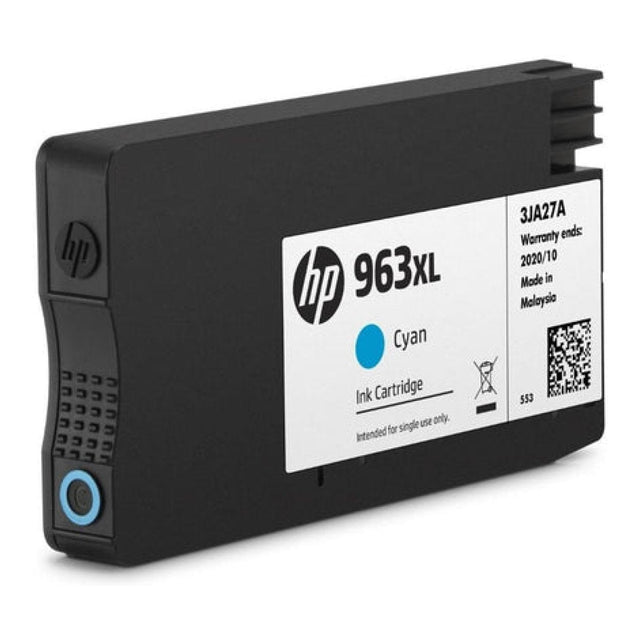 HP 963XL High Yield Cyan Original Ink Cartridge