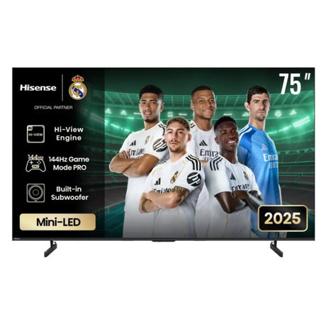 Hisense 75-inch 4K UHD Mini-LED QLED Smart TV 144Hz VRR Dolby Atmos Vision