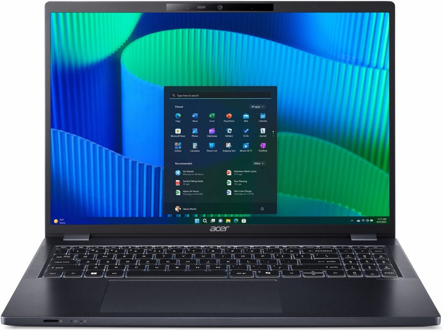Acer TMP416-53-TCO| U5-125U |16''WUXGA IPS |UMA| 8GB 1024GB SSD | MSD card reader |WIFI6E+BT|FHD IR cam| W11P