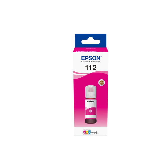 Epson EcoTank 112 Pigment Magenta Ink Bottle 70ml 6000 Pages for L5160 L5150