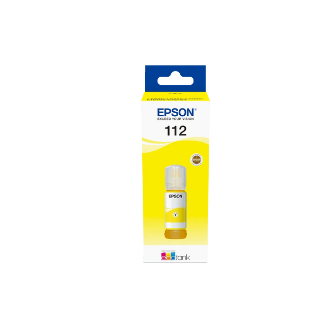 Epson 112 Pigment Yellow EcoTank Ink Bottle 70ml 6000 Pages