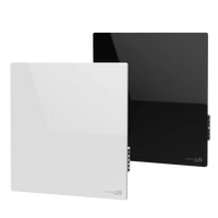 AENO Premium Eco Smart Heater, 700W, Tempered glass, Infrared+convection heating type, Plug type: South - Image 2